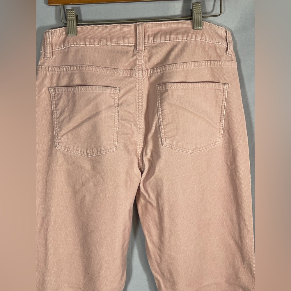 Talbots Pants Womens Corduroy Light Pink Signature Boot Cut Retro Sz 10L Tall - Picture 5 of 8